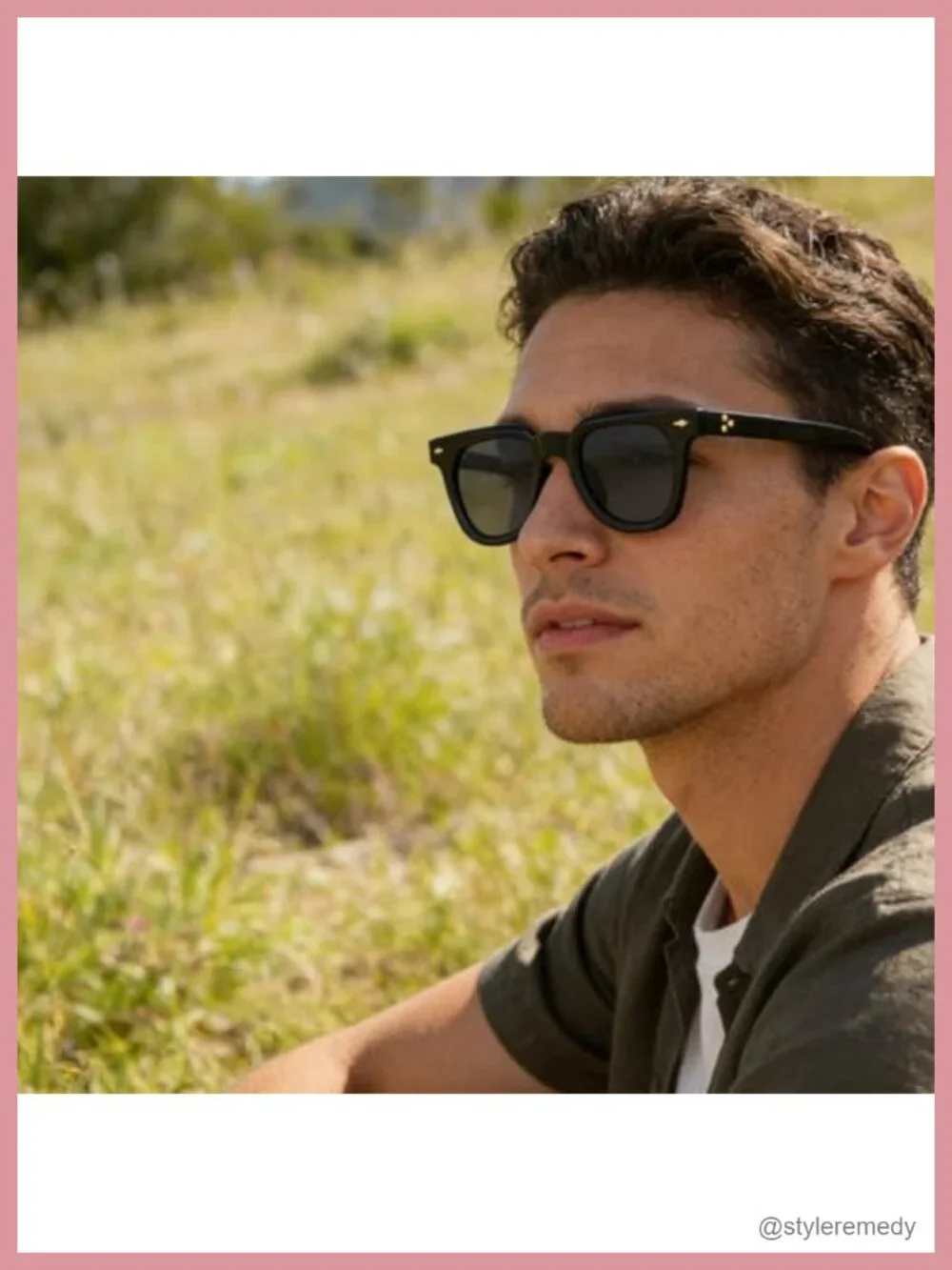 Square Sunglasses for Women Men, Thick Frame Sun Glasses, UV400 Protection
